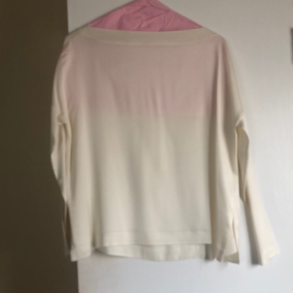 Boat neck  side slit blouse!! Like new!